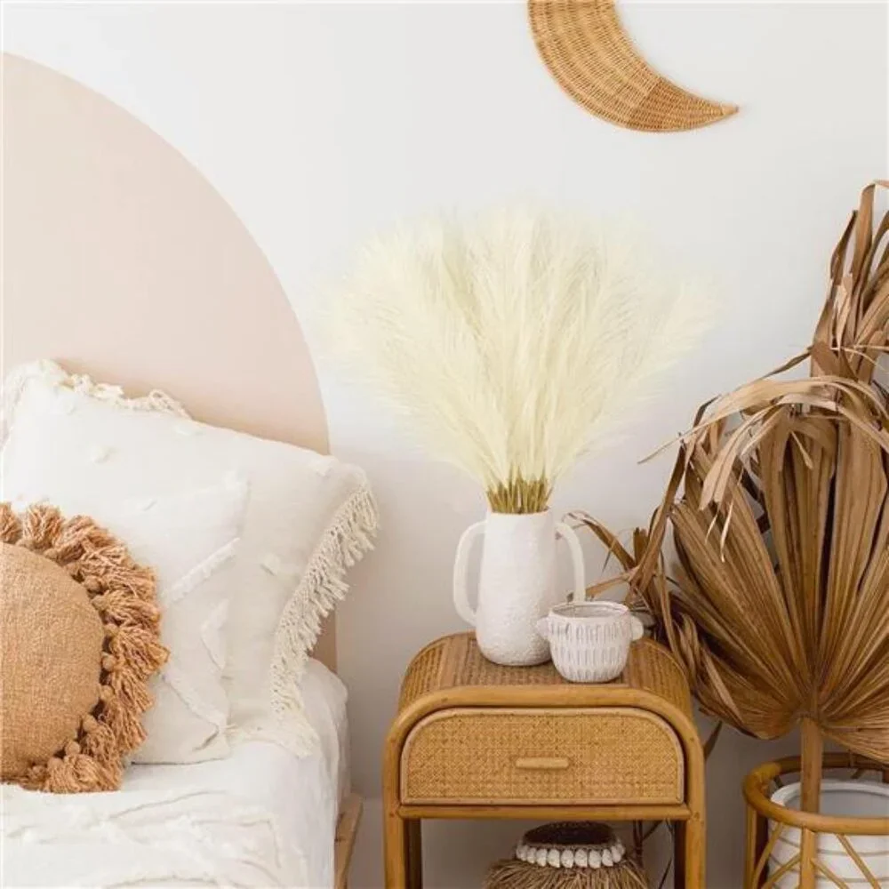 50PCS Faux Pampas Grass, 21.6